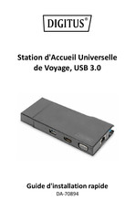 Digitus DA-70894 Guide D'installation Rapide