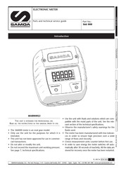 Samoa 366 000 Guide D'instructions Et Pièces De Rechange