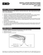 Eiko VRT1 Instructions D'installation