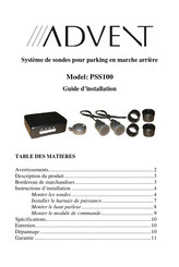 Advent PSS100 Guide D'installation