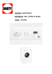 Electrolux EWF 127450 W Notice D'utilisation