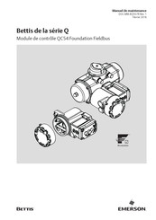 Emerson Bettis QC54 Manuel De Maintenance