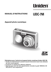 Uniden UDC-7M Manuel D'instructions