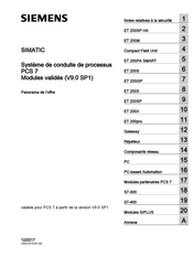 Siemens SIMATIC PCS 7 Manuel
