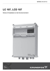 Grundfos LCD 107 Notice D'installation Et De Fonctionnement