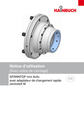 Hainbuch SPANNTOP mini Axfix Notice D'utilisation