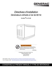 Generac EcoGen 15 kW Directives D'installation
