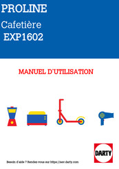 Proline EXP1602 Manuel D'utilisation