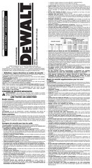 Dewalt DW718 Guide D'utilisation