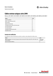 Allen-Bradley 2090-CSBM1DE Notice D'installation