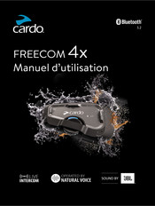 Cardo FREECOM 4X Manuel D'utilisation