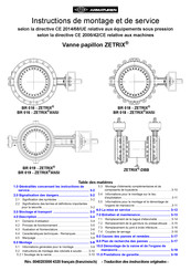 ARI ARMATUREN ZETRIX BR 019 Instructions De Montage Et De Service