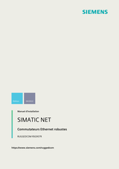 Siemens SIMATIC NET Manuel D'installation