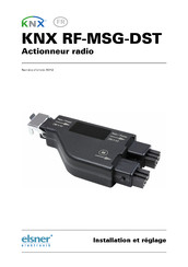 elsner elektronik KNX RF-MSG-DST Installation Et Réglage