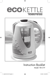 Toastess ECO KETTLE TJK-319 Mode D'emploi