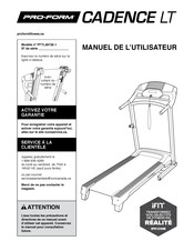 Pro-Form CADENCE LT Manuel De L'utilisateur