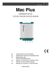 Mastervolt Mac Plus 24/24-30 Manuel Utilisateur Et D'installation