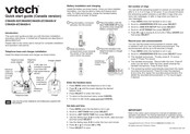 VTech CS6429-5 Guide De Démarrage Rapide