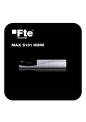 FTE Maximal MAX S101 HDMI Guide D'installation Rapide