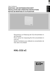 Helios KWL-CO2 eC Notice De Montage Et D'utilisation