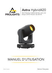 ProLights Astra Hybrid420 Manuel D'utilisation