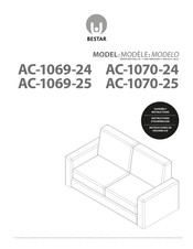 Bestar Universel AC-1070-24 Instructions D'assemblage