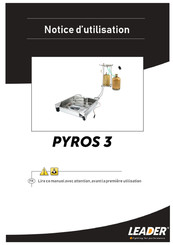 Leader PYROS 3 Notice D'utilisation