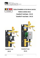 PAW SolarBloC maxi Basic Notice D'installation Et De Mise En Service