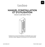 tedee TKV1.0 Manuel D'installation Et D'utilisation