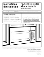 GE Profile PVM2155 Instructions D'installation