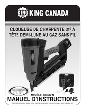King Canada PERFORMANCE PLUS 8235GFN Manuel D'instructions