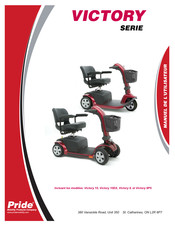 Pride Mobility Products VICTORY Serie Manuel De L'utilisateur