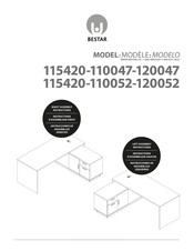 Bestar 115420-110052-120052 Instructions D'assemblage