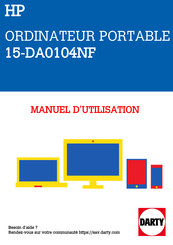 HP 15-DA0104NF Manuel De L'utilisateur