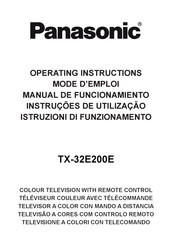 Panasonic TX-32E200E Mode D'emploi
