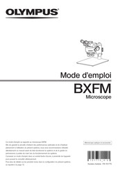 Olympus BXFM Mode D'emploi