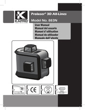 Kapro Prolaser 3D All-Lines Manuel D'utilisation