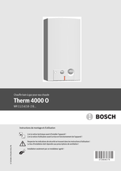Bosch WR18B Instructions De Montage Et D'utilisation