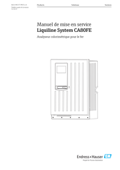 Endress+Hauser Liquiline System CA80FE Manuel De Mise En Service