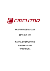 Circutor M98174001-02-19A Manuel D'instructions