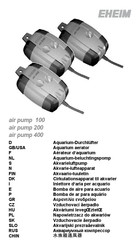 EHEIM air pump 100 Mode D'emploi