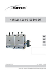 Sime MURELLE EQUIPE 140 BOX ErP Instructions Originales