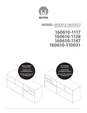 Bestar i3 Plus 160610-1117 Instructions D'assemblage