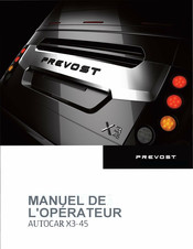 PREVOST X3-45 2021 Manuel De L'opérateur