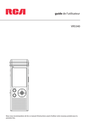 RCA VR5340 Guide De L'utilisateur