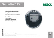 Resol DeltaSol AX Manuel Pour Le Technicien Habilité