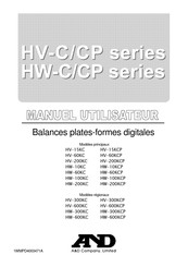 A&D HV-600KCP Manuel Utilisateur