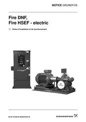 Grundfos Fire HSEF Notice D'installation Et De Fonctionnement