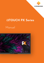 i3-TECHNOLOGIES i3TOUCH PX Manuel