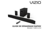 Vizio S3851x-C4 Guide De Démarrage Rapide